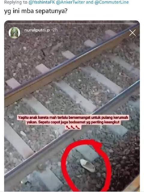 Orang yang Sepatunya Hilang di KRL