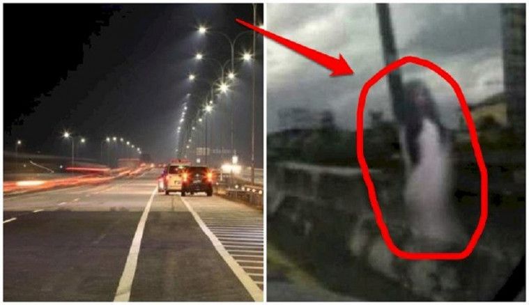 Penampakan di jalan tol