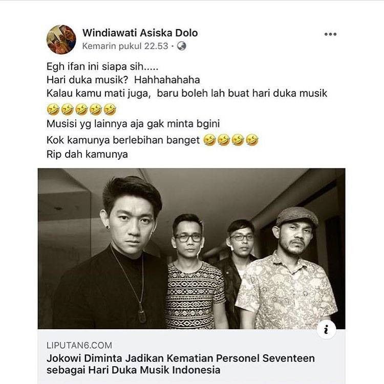 sindir korban tsunami jadi viral
