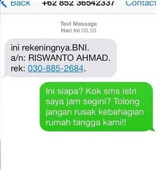 Balasan SMS penipuan paling kocak