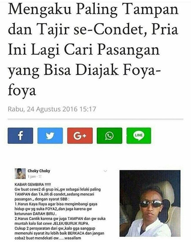 Deretan Orang Sombong Ini Malah Bikin Ngakak Seubun-Ubun!