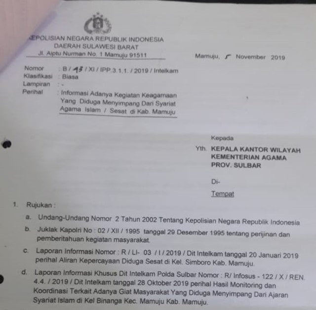 Heboh Ajaran Sesat di Mamaju, Cuma Bayar Rp 600 Ribu Bisa Mudah Masuk Surga!