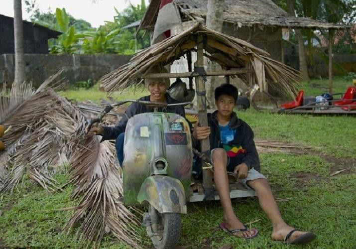 Supaya melatih otot punggung.