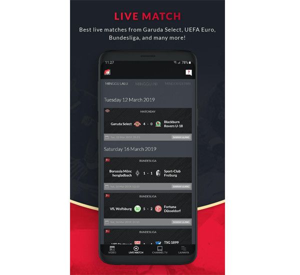 10 Aplikasi Nonton Live Streaming Bola Android Terbaik