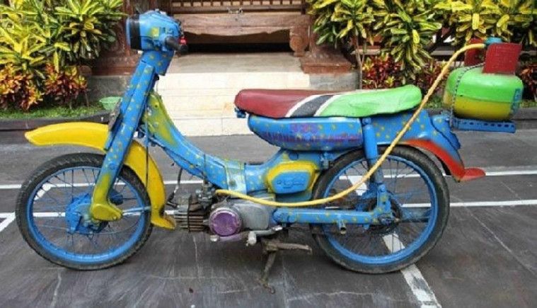 Supaya melatih otot punggung.