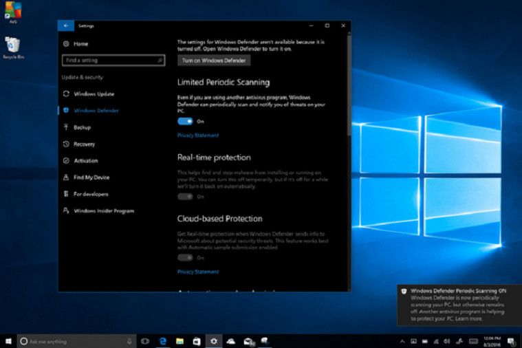 cara mematikan Windows defender