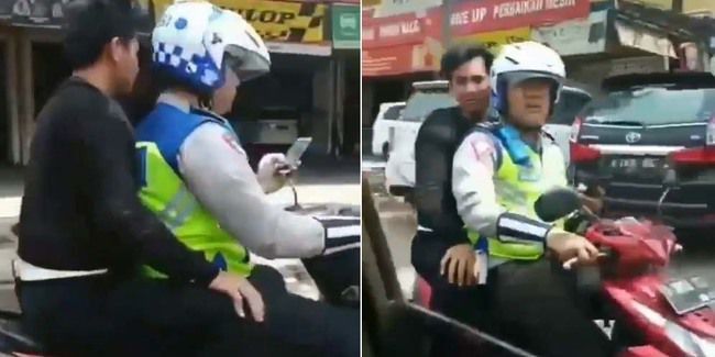 Main Hape Sambil Motoran