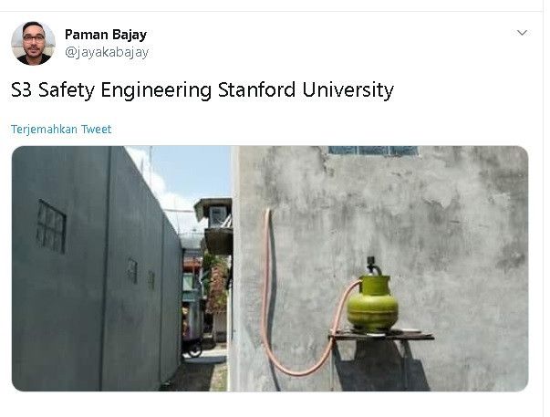 postingan letak LPG unik