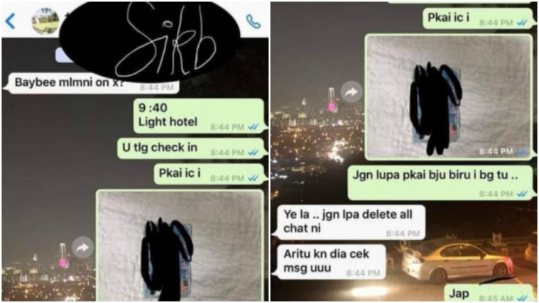 Bukti jejak perselingkuhan suami dan adik ipar
