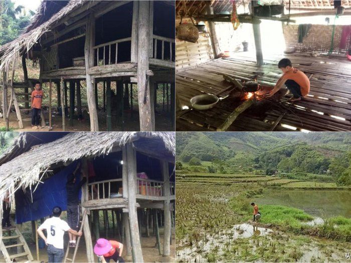 Bocah sebatang kara di Vietnam