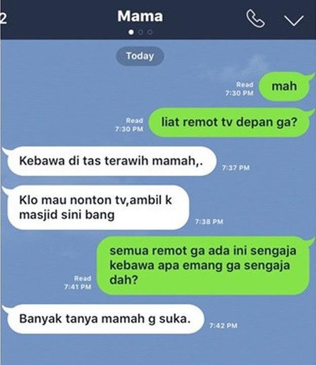 Kumpulan Chat Orangtua Dengan Anaknya Ini Bikin Ngakak