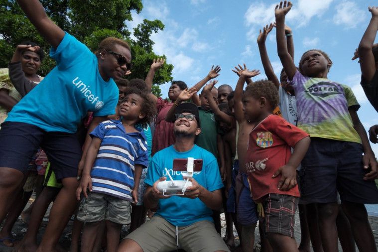 UNICEF drone