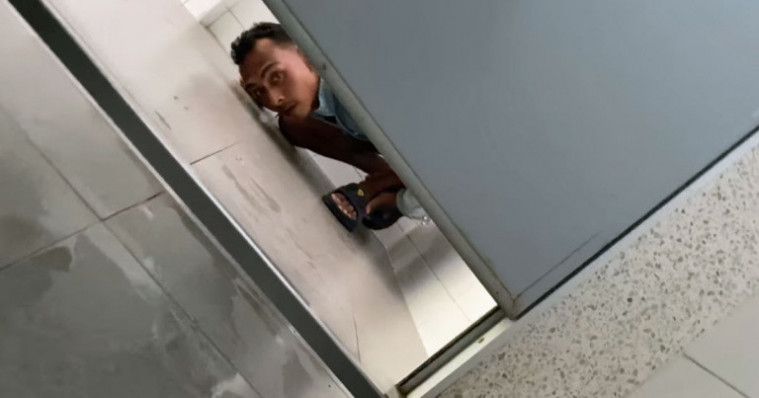 Tampang si cowok cabul