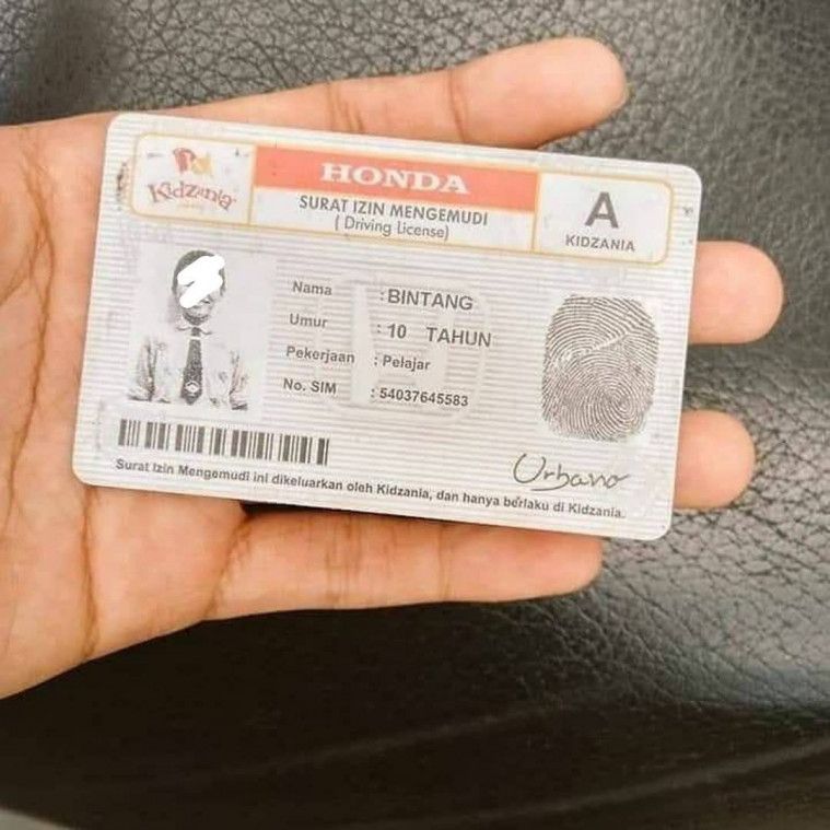 Bocah ditilang polisi