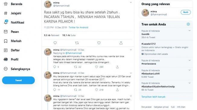 Curhat Pacaran 7 tahun, cerai gara-gara pelakor