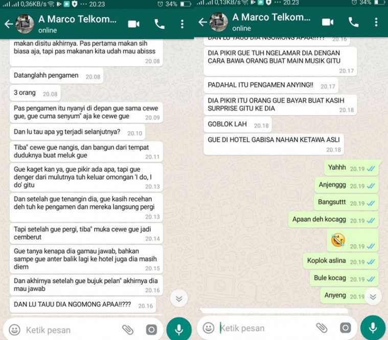 Bule geer dilamar