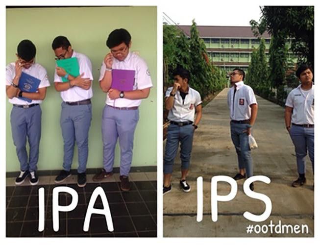 Meme anak IPA vs IPS.