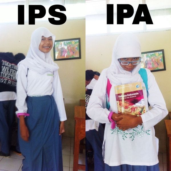 Meme anak IPA vs IPS.