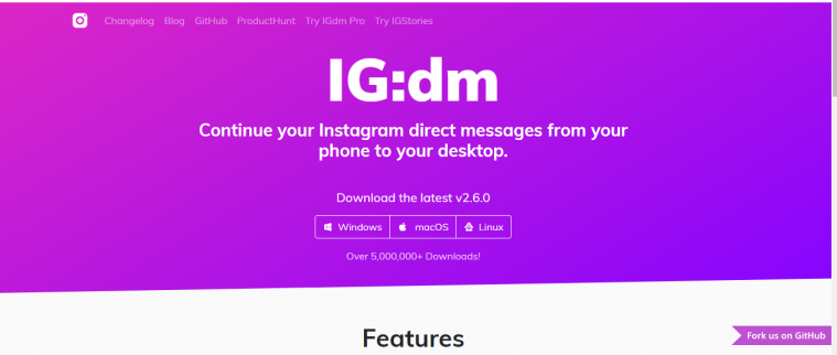 Cara DM Instagram di PC