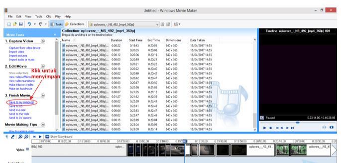 cara menggabungkan video di pc