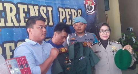 Pelaku TNI gadungan