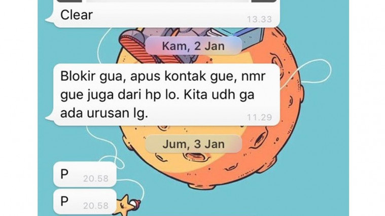 Deretan Chat “Sapa Mantan” Ini Bikin Kamu Tersenyum Kecut!