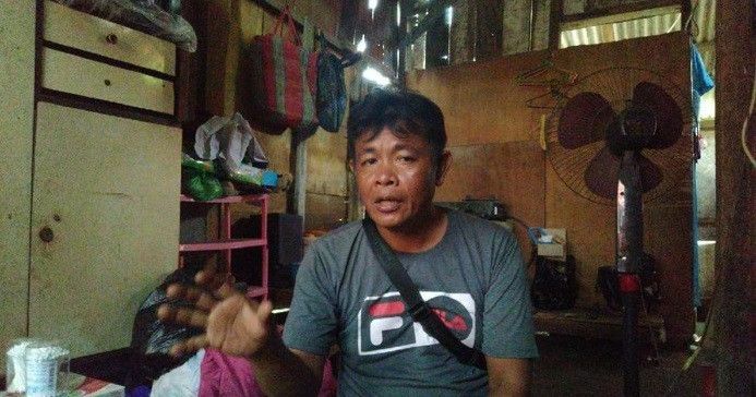 Sopir angkota bawa bayinya saat narik