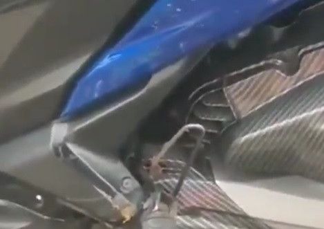cuci motor bekas mencret penumpang