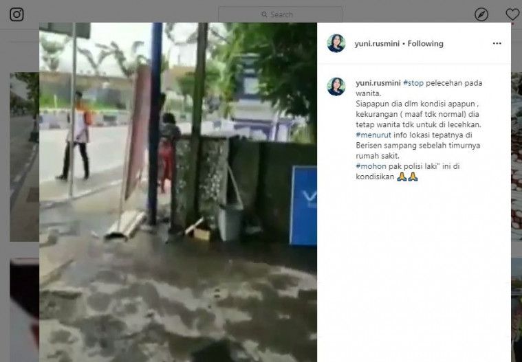 Viral Pria Berpeci Telanjangi Wanita Di Tempat Umum 