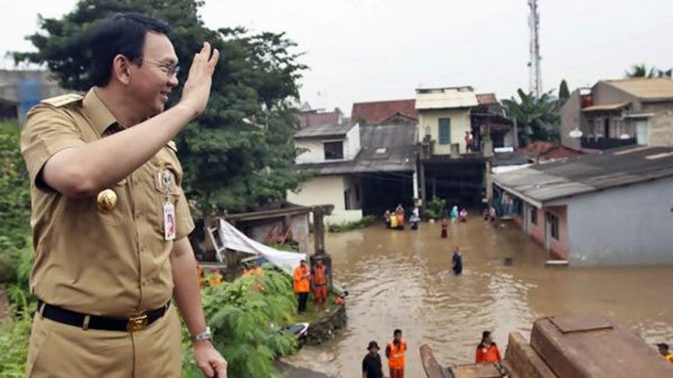 Survey Indo Barometer: Ahok Tersukses, Anies Terburuk Tangani Banjir Jakarta