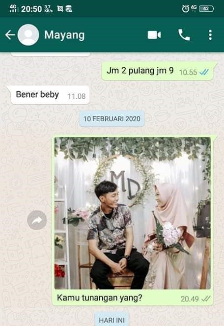 Patah hati diselingkuhi tunangan