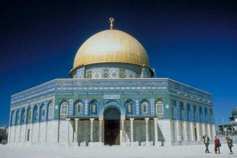 masjid terindah Masjid Kubah Emas di Yerusalem