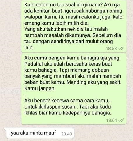 Patah hati diselingkuhi tunangan
