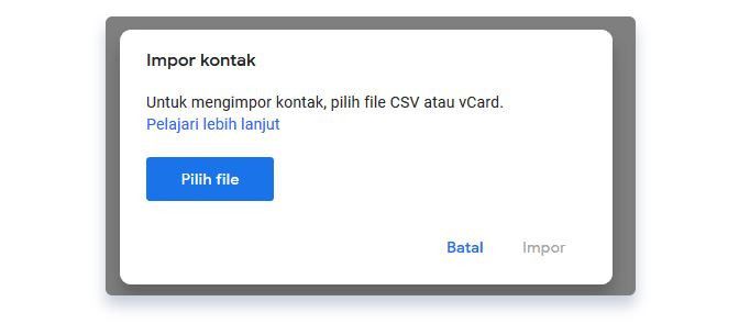 cara backup chat WA Pilih Filenya