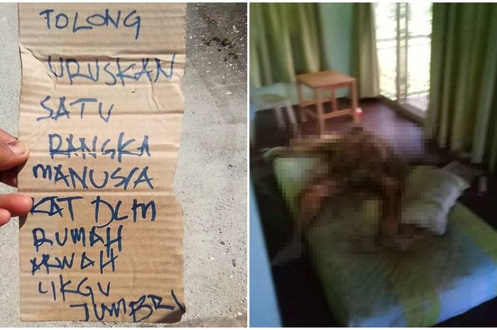 Geger Penemuan Mayat di Rumah Kosong Berkat Selembar Karton!
