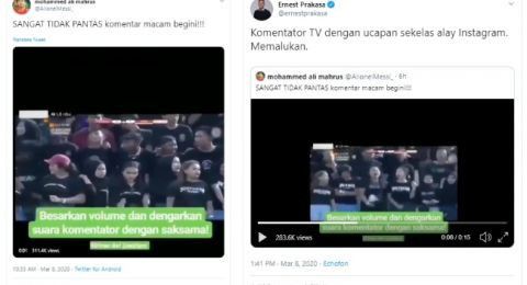 Disebut ucapkan body shaming kepada suporter wanita