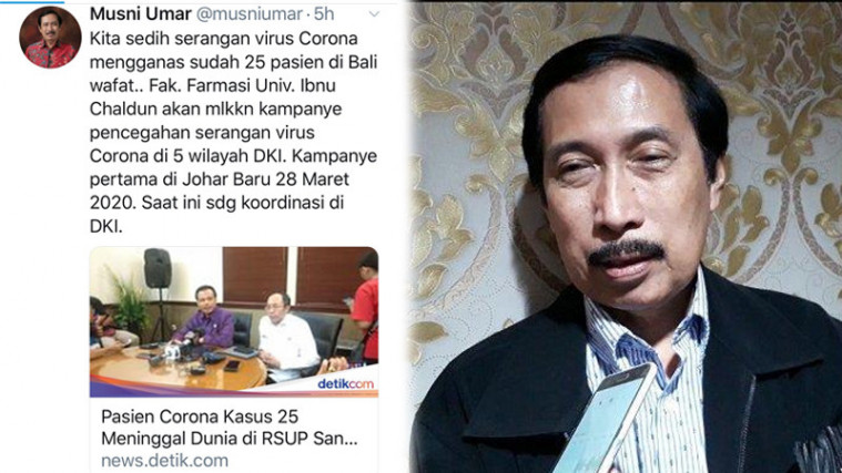 Rektor Ibnu Chaldun Bikin Geger, Sebut 25 Pasien Meninggal Dunia. Benarkah?