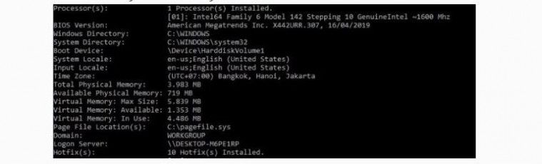 cara cek jenis RAM laptop Kamu bisa menemukan Total Physical Memory