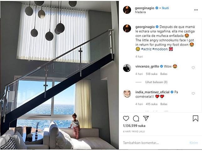 Unggahan istri Cristiano Roanldo