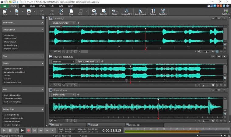 wavepad sound editor free download cnet