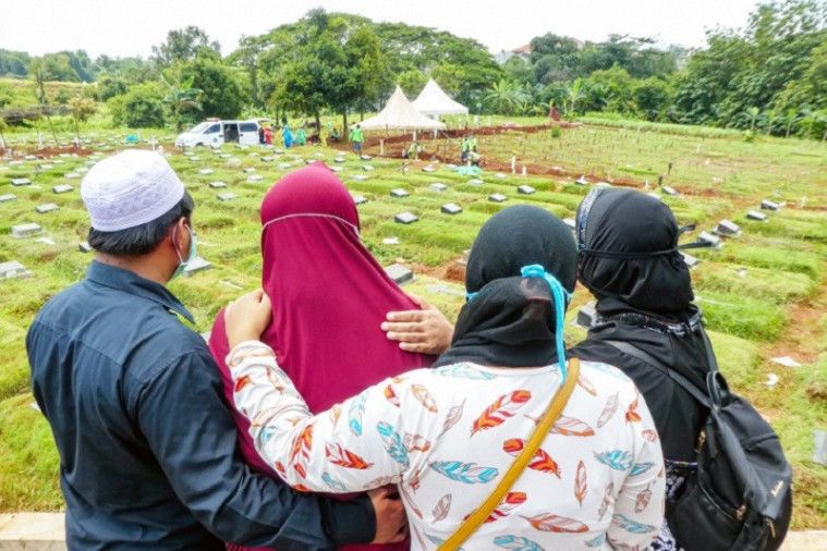 Pemakaman jenazah positif corona