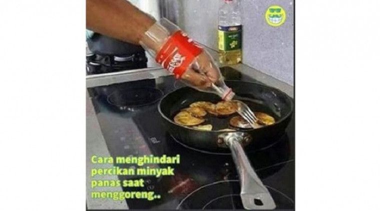 potret suami masak gantiin istri