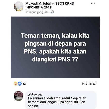 pertanyaan kocak netizen