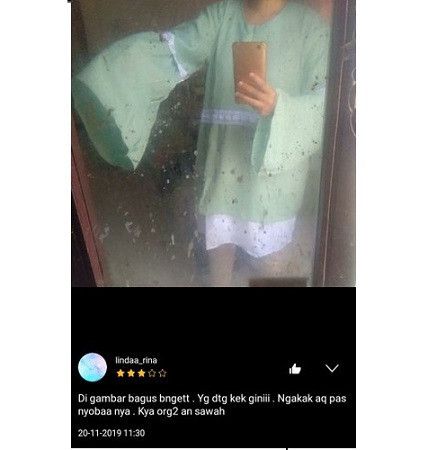 Pakaian cewek yang jauh dari ekspektasi