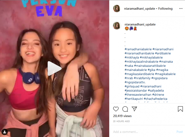 Nia Ramadhani dan Mikhayla