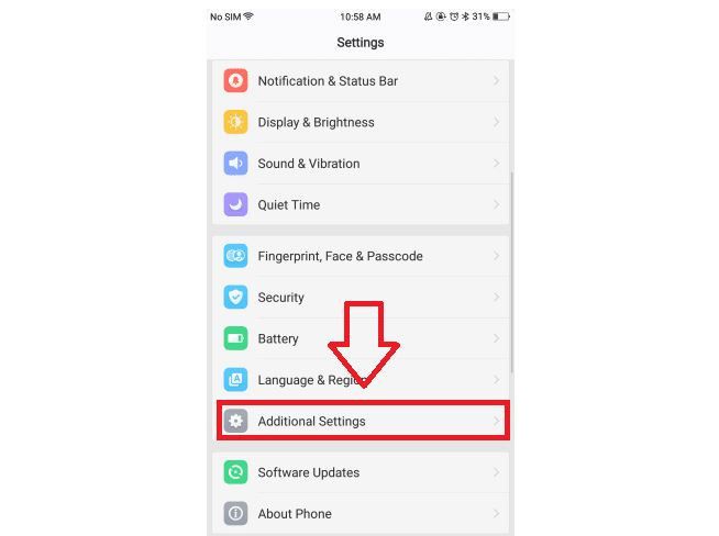 cara reset HP Oppo lupa password dengan additional settings