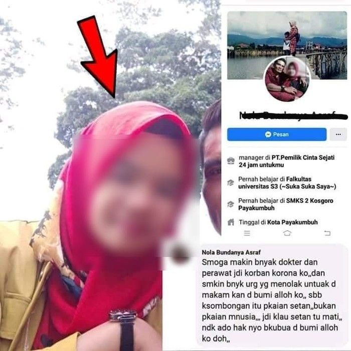 Geram! Pria Ini Malah Doakan Tenaga Medis Terinfeksi Corona: Kalau Setan Itu Mati