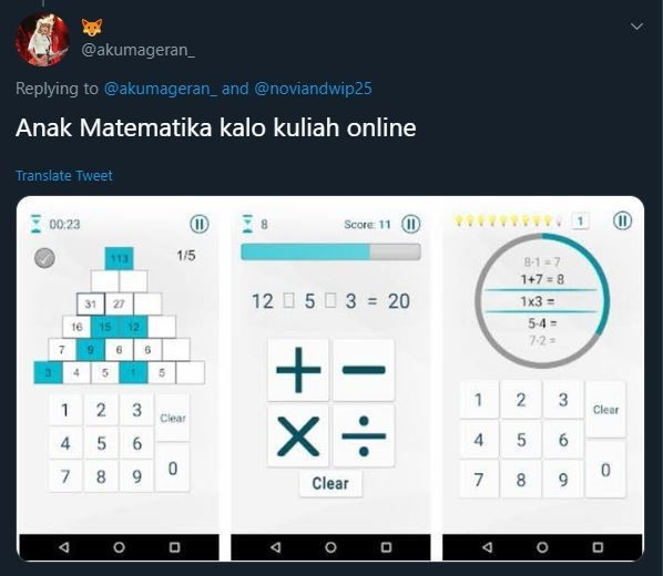 Meme kelas online jurusan kuliah