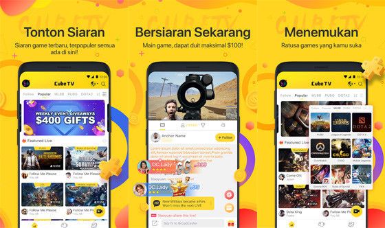 15 Aplikasi Live Streaming Terbaru dan Terpopuler 2020