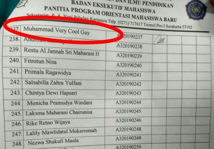 Nama anak anti mainstream terinspirasi dari virus corona
